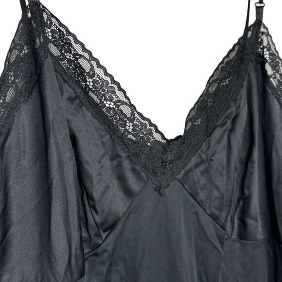 Vintage Vanity‎ Fair Full Black Slip - Picture 4 of 6